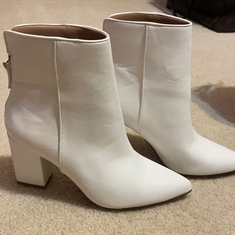 White booties